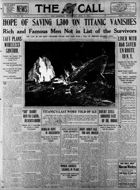 Newspaper - Titanic