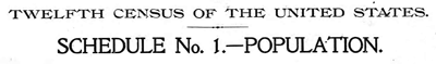 1900 census
