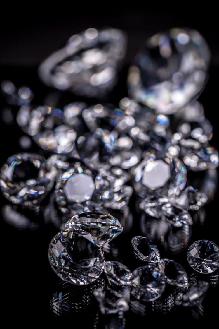 Diamonds or cut glass - Gemstones