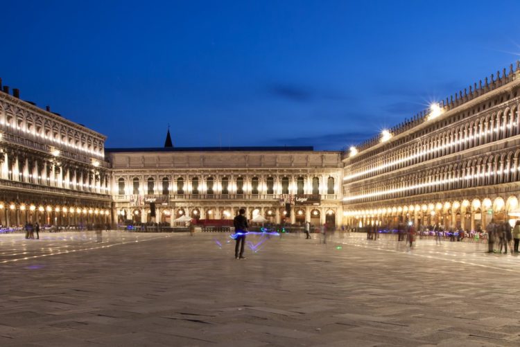 Venice Italy - Piazza San Marco St Mark's Square - dry