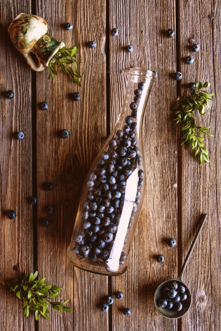 Blueberry infusion bottle