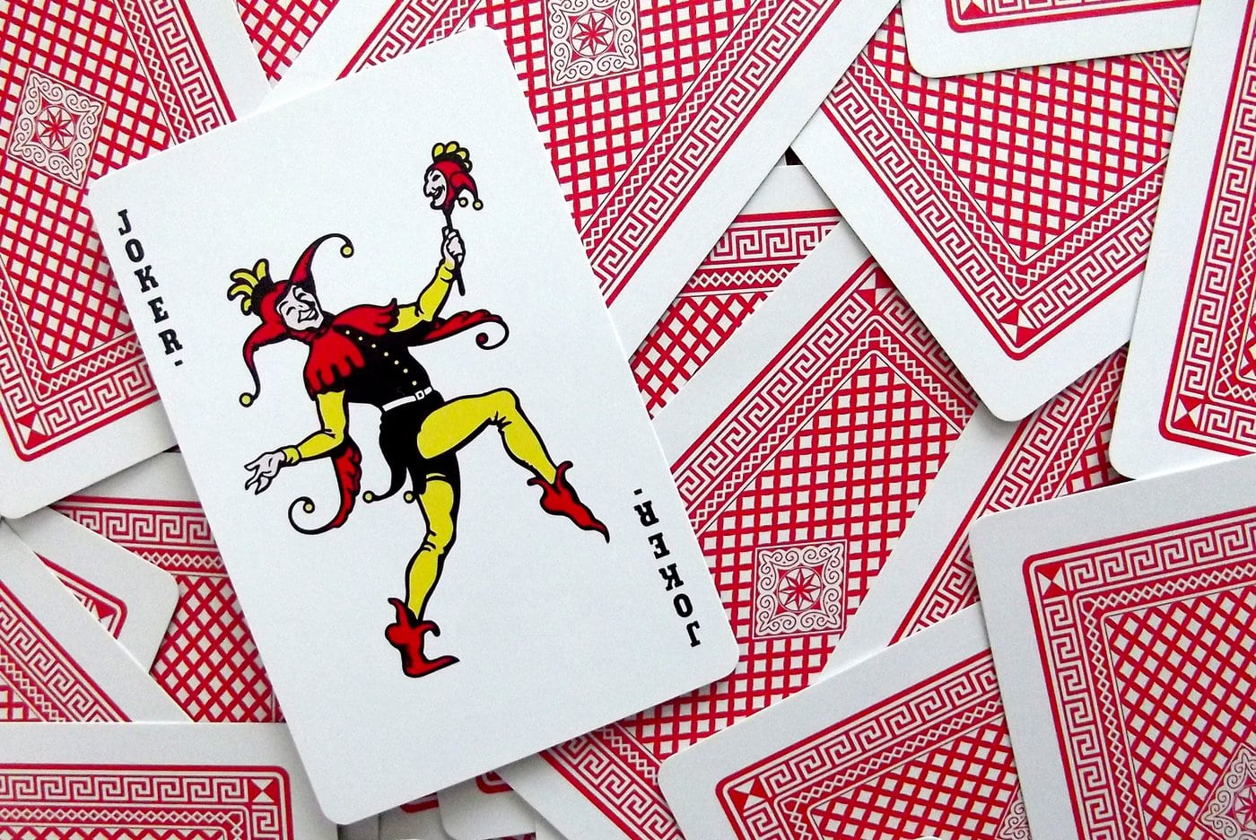 Joker playing card - April Fools Day