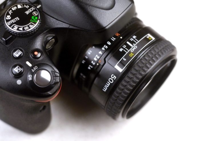 DSLR camera and settings for f-stops