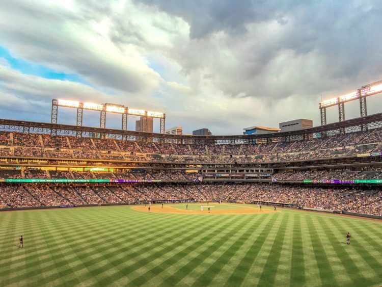 Colorado Rockies - Coors Field baseball grass photo by billnes via Twenty20