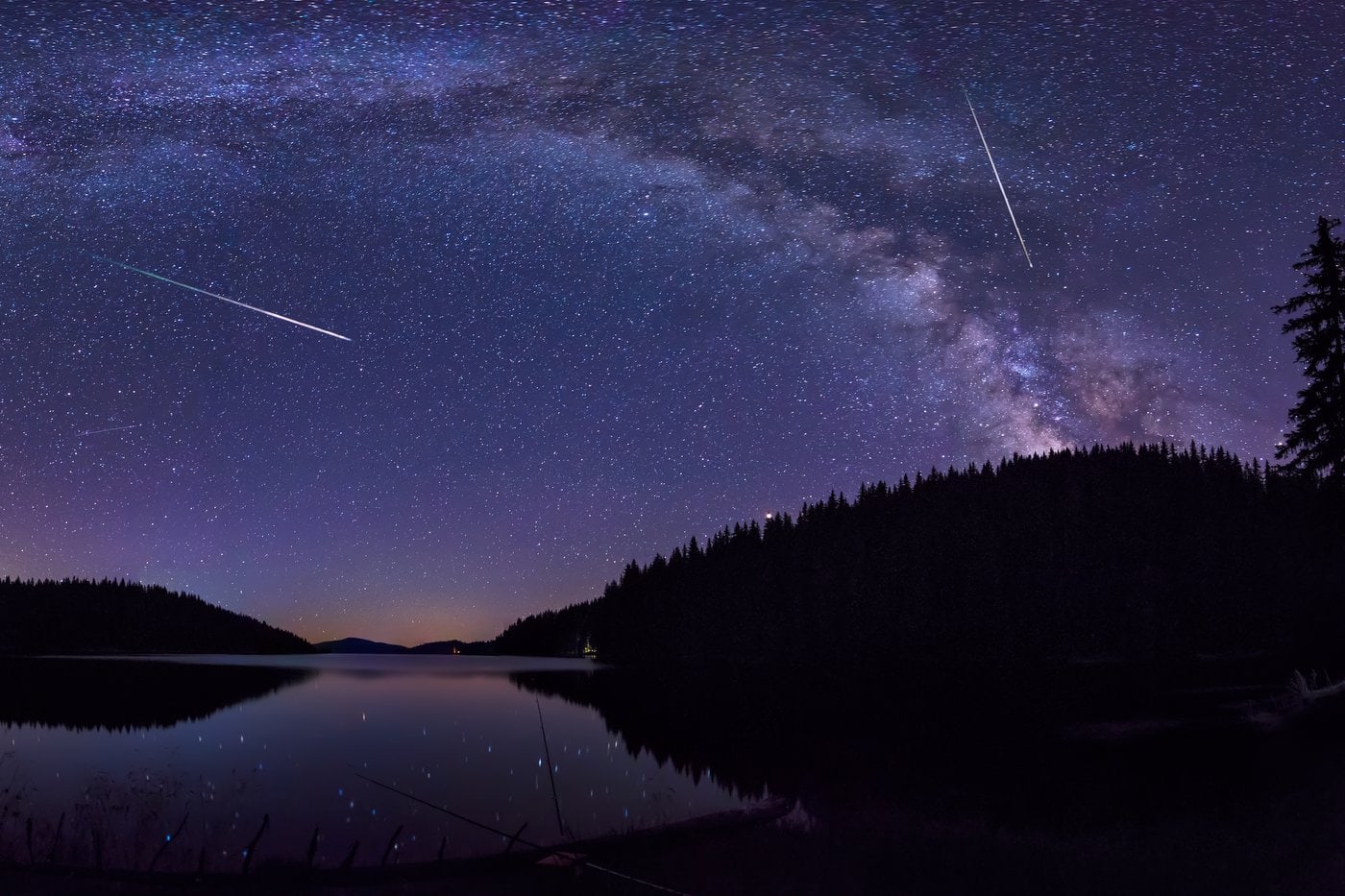Milky Way and the Perseids