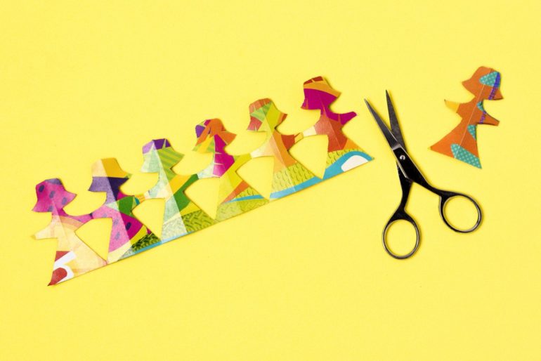 How do you sharpen scissors?