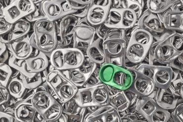 Aluminum soda can tabs