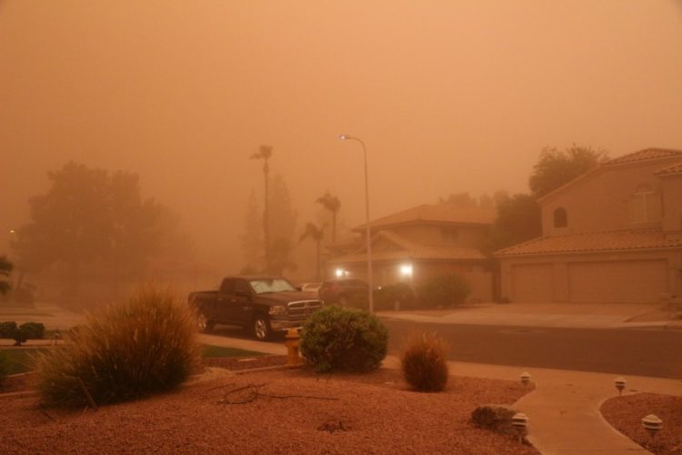 Inside a dust storm - haboob