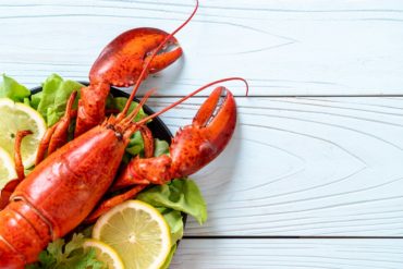Cooked lobster