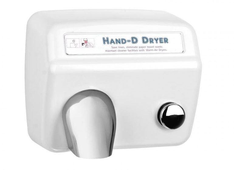 Are warm air hand dryers really more sanitary than paper towels?