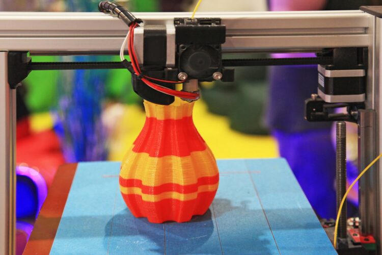 Plastic 3D printer - vase