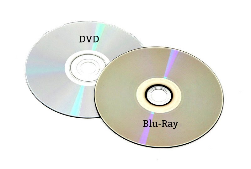 blu ray and DVD