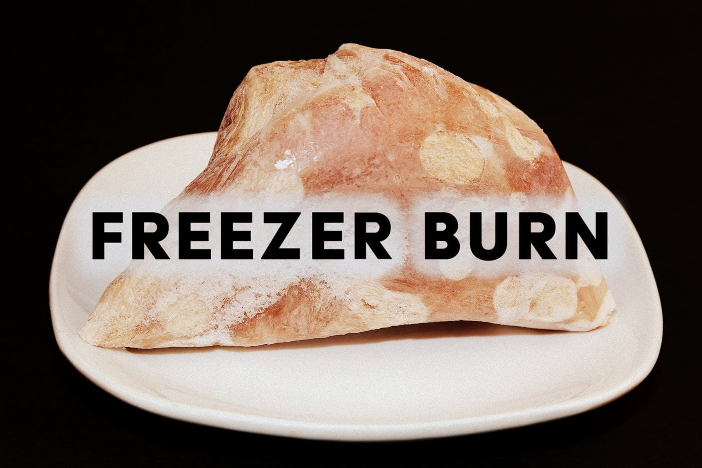 Freezer burn on turkey